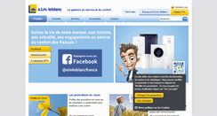 Desktop Screenshot of elmleblanc.fr